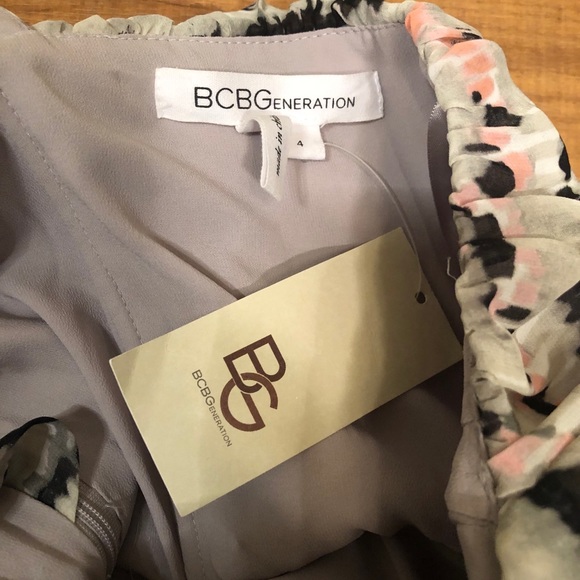 BCBGeneration One Shoulder Confetti Twist Dress 4 - Picture 4 of 6